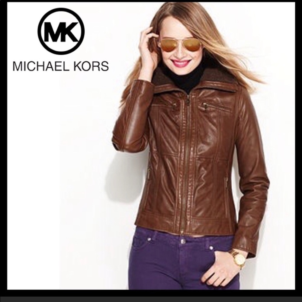 Michael Kors Zip Front Real Leather XS
